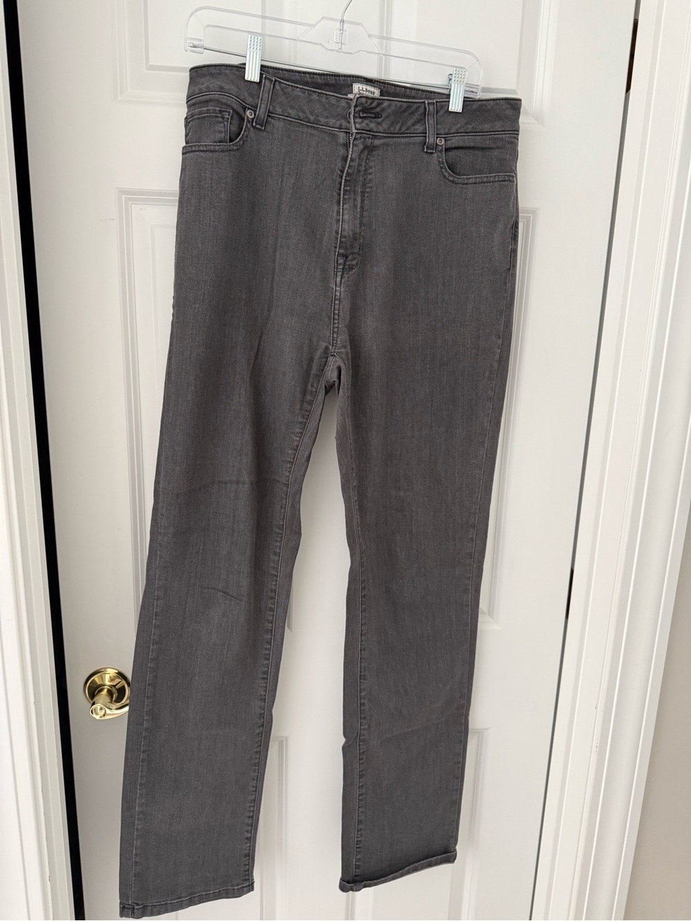 L.L. Bean Women's Relaxed Classic Fit Jeans in Gray